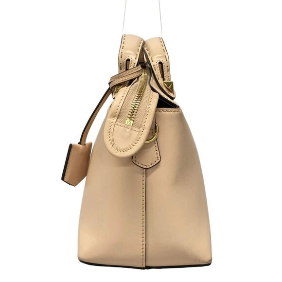 Auth FENDI By The Way 8BL146 Pink Beige Leather - Handbag - Picture 4 of 16